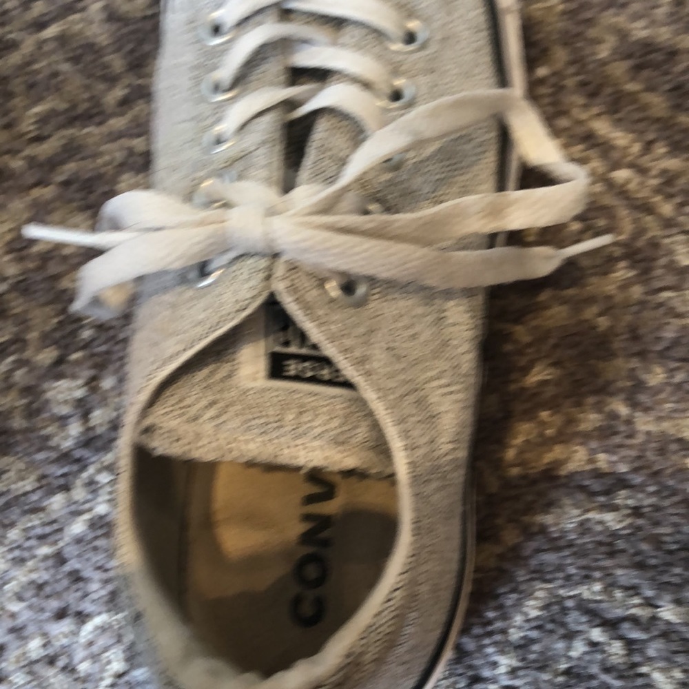 Converse in salt and pepper pattern in 7 like new new - Picture 5 of 9